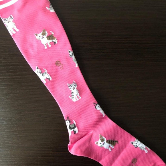 Compression Socks for Women Circulation 20-30mmHg Crazy, Cute, Socks Support  - Picture 4 of 10